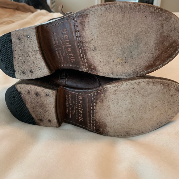 Bed Stu Bristol Dark Brown Leather Boots - Picture 7 of 9